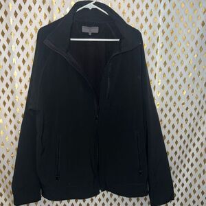 Rugged exposure Men’s waterproof rain jacket black size XXL